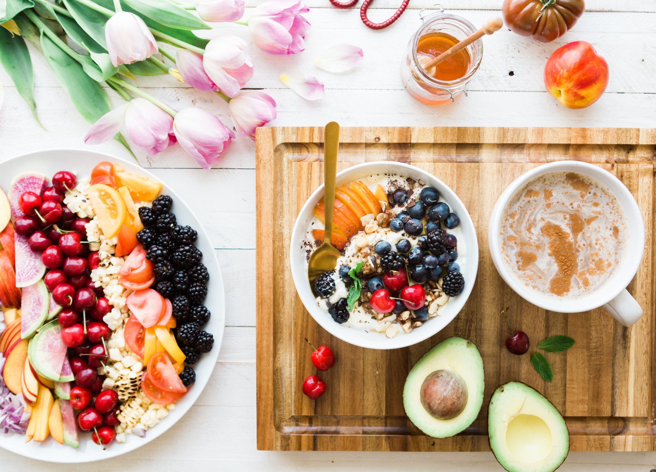 Healthy Yogurt Fruit Bowls